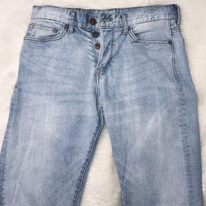 Slim Denim Blue Washed Jeans
